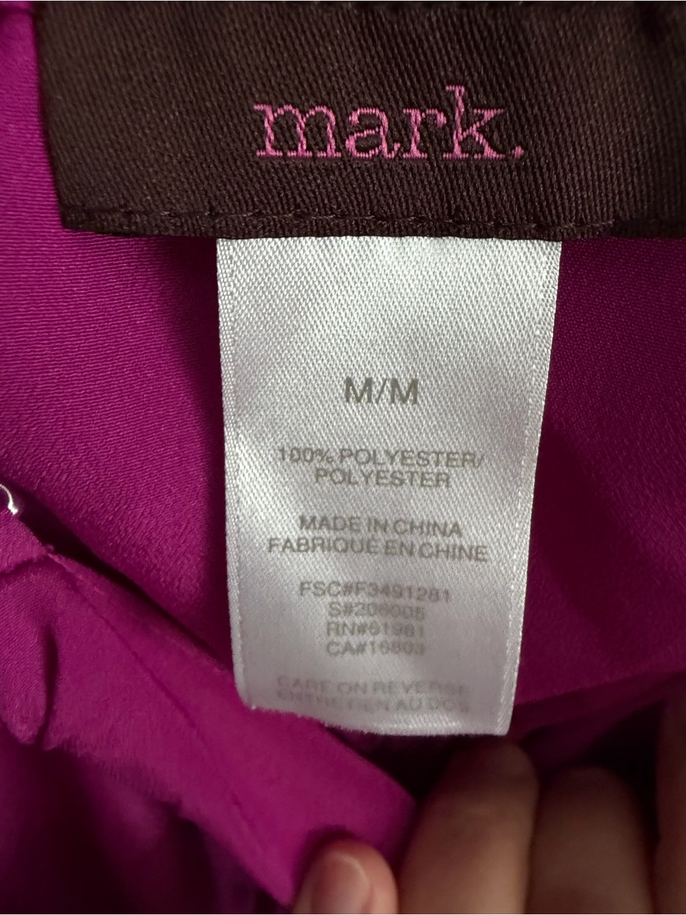 mark. Fuchsia Layered Ruffle dress - Picture 4 of 4
